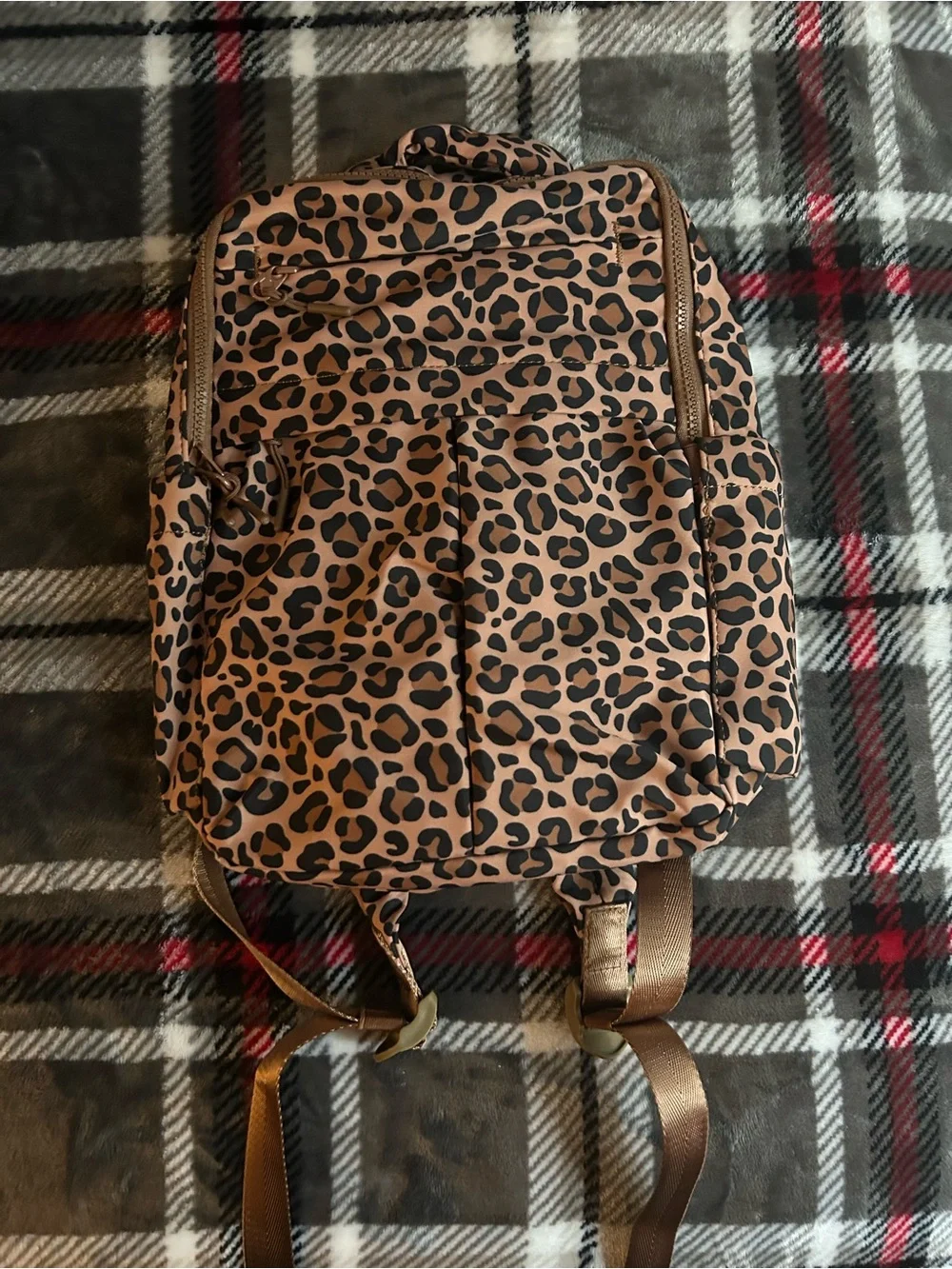 Emmafy Minimax - The Roomiest Mini Backpack Classic Leopard Viral Bag NWT - Picture 2 of 16